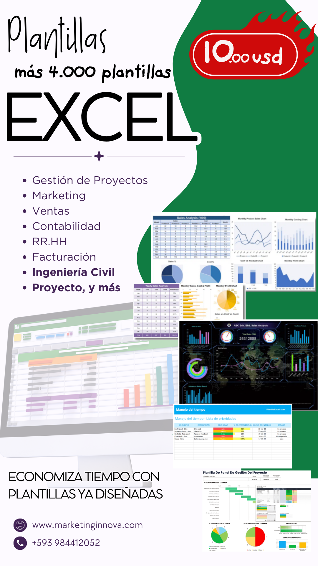 Mega Pack Plantillas Excel